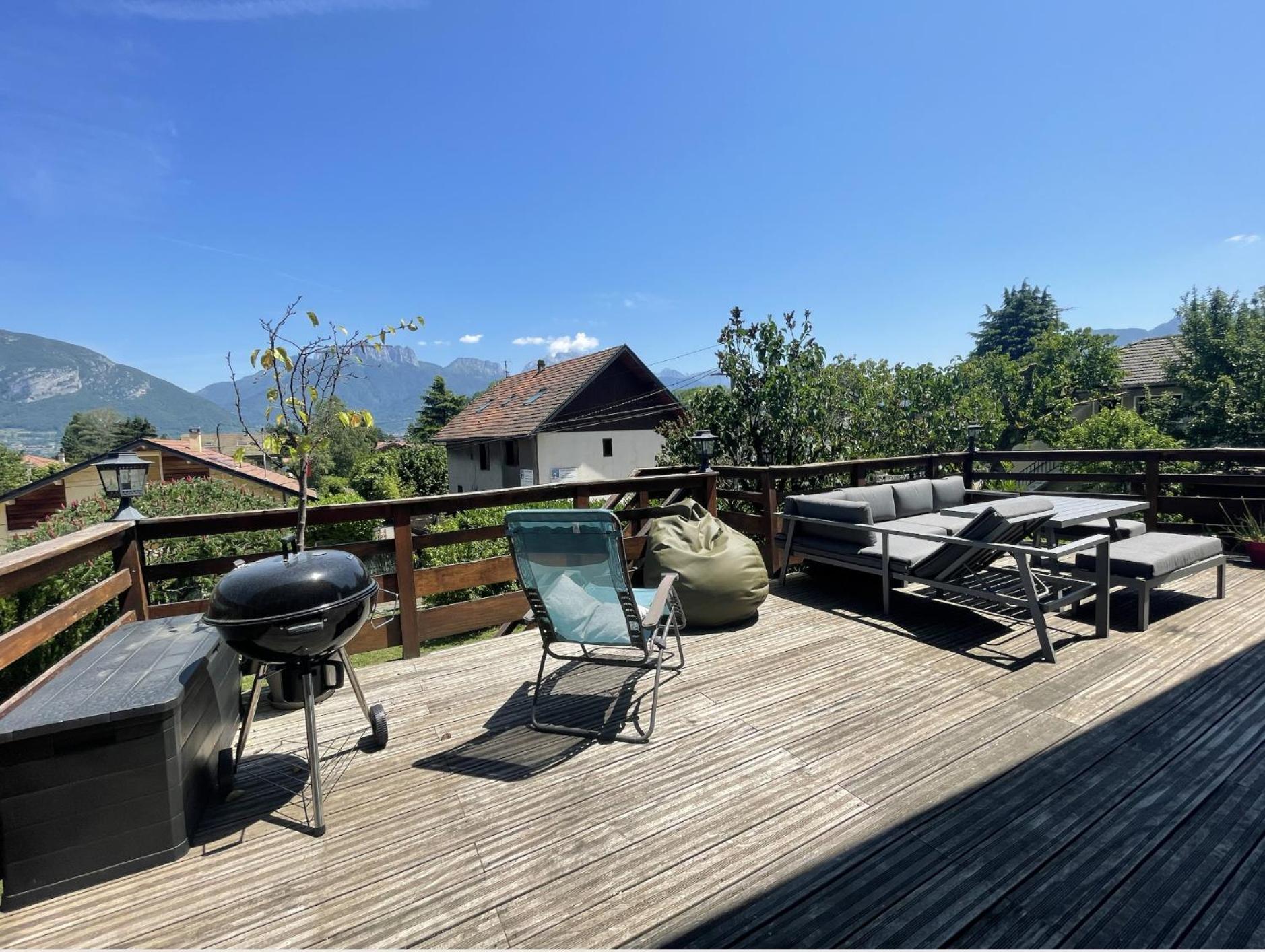 Cosy Chalet Annecy Lake For A Family Sévrier Exterior foto